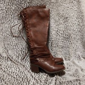 Candie's Brown Knee High Boots